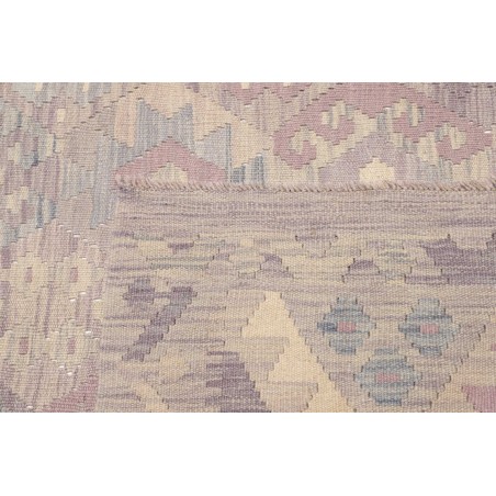 Tappeto Kilim Afghanistan beige azzurro 189x245