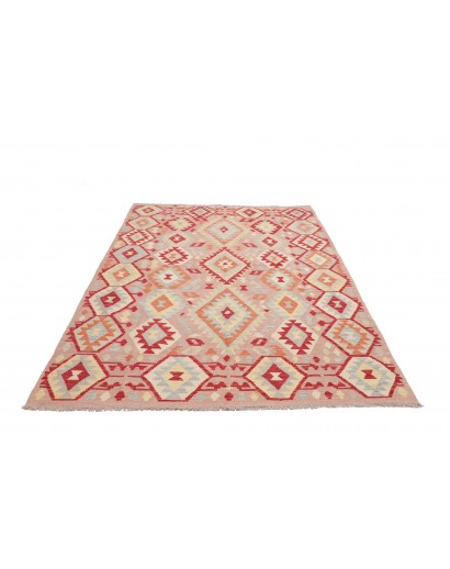 Tappeto Kilim Afghanistan marrone 172x241