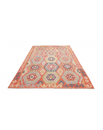 Tappeto Kilim Afghanistan marrone 184x248