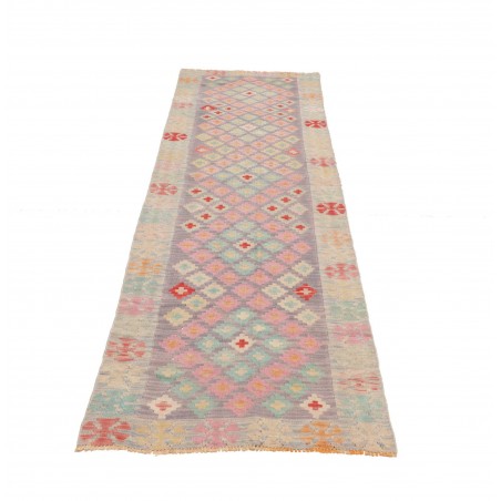 Tappeto Kilim Afghanistan marrone rosso 73x244