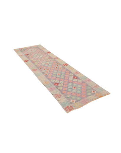 Tappeto Kilim Afghanistan marrone rosso 73x244