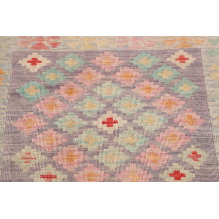 Tappeto Kilim Afghanistan marrone rosso 73x244