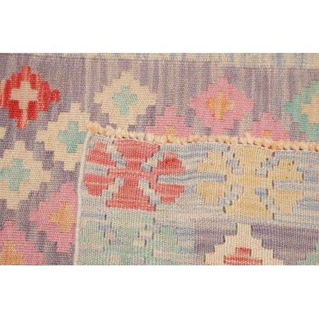 Tappeto Kilim Afghanistan marrone rosso 73x244