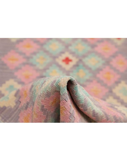 Tappeto Kilim Afghanistan marrone rosso 73x244