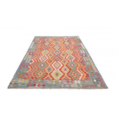 Tappeto Kilim Afghanistan marrone bianco 170x237