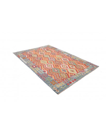 Tappeto Kilim Afghanistan marrone bianco 170x237