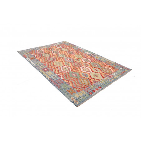 Tappeto Kilim Afghanistan marrone bianco 170x237