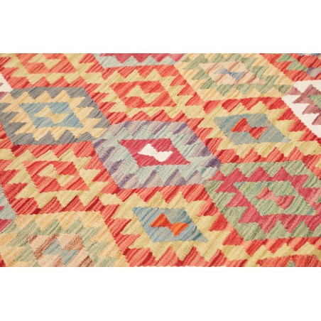 Tappeto Kilim Afghanistan marrone bianco 170x237