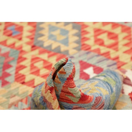 Tappeto Kilim Afghanistan marrone bianco 170x237