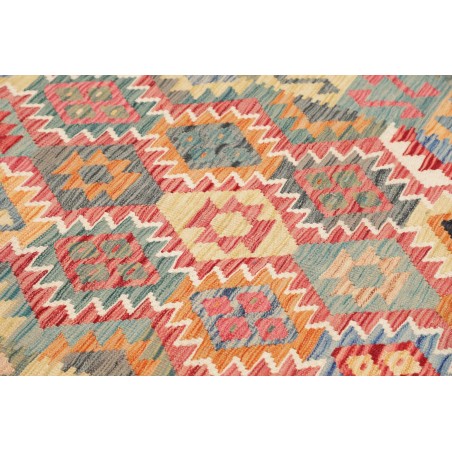 Tappeto Kilim Afghanistan marrone giallo 171x237