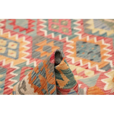 Tappeto Kilim Afghanistan marrone giallo 171x237