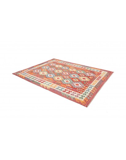 Tappeto Kilim Afghanistan marrone azzurro 177x245