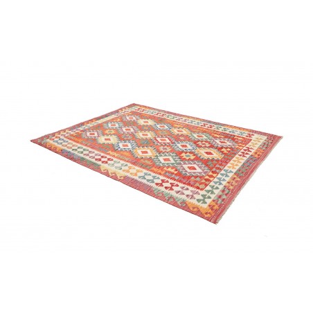 Tappeto Kilim Afghanistan marrone azzurro 177x245