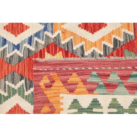 Tappeto Kilim Afghanistan marrone azzurro 177x245