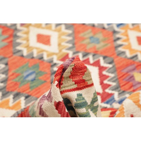 Tappeto Kilim Afghanistan marrone azzurro 177x245