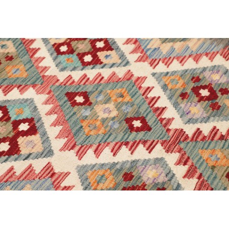 Tappeto Kilim Afghanistan marrone bianco 172x241
