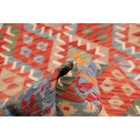Tappeto Kilim Afghanistan marrone grigio 173x241
