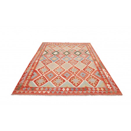 Tappeto Kilim Afghanistan marrone 179x237