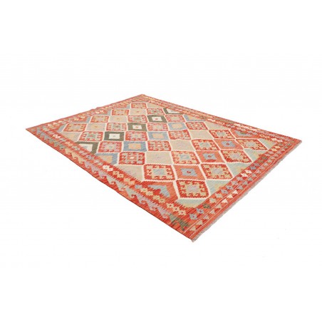 Tappeto Kilim Afghanistan marrone 179x237