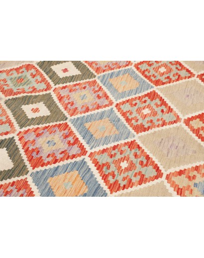 Tappeto Kilim Afghanistan marrone 179x237