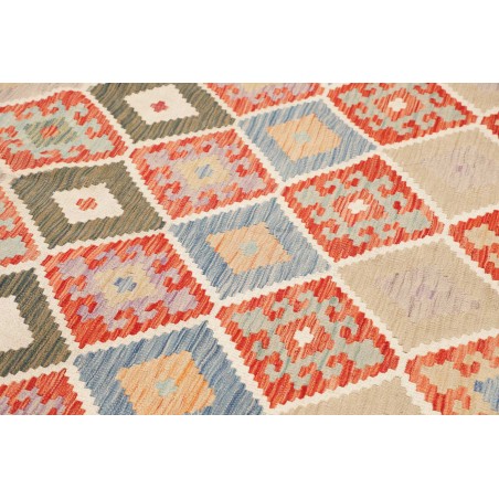 Tappeto Kilim Afghanistan marrone 179x237