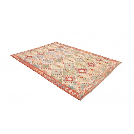 Tappeto Kilim Afghanistan beige marrone 173x244