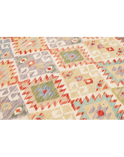 Tappeto Kilim Afghanistan beige marrone 173x244