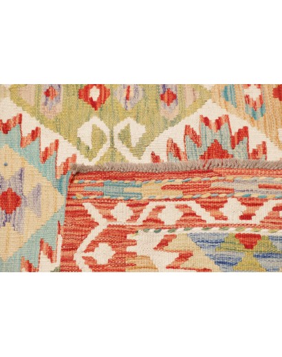 Tappeto Kilim Afghanistan beige marrone 173x244