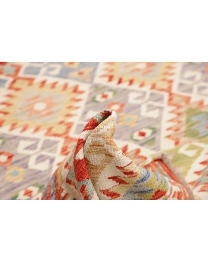 Tappeto Kilim Afghanistan beige marrone 173x244