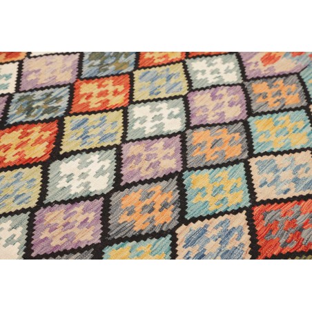 Tappeto Kilim Afghanistan marrone grigio 177x244