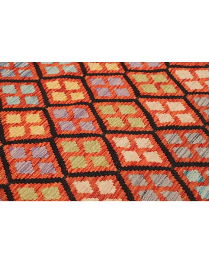 Tappeto Kilim Afghanistan marrone bianco 173x248