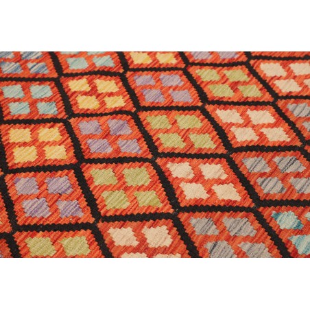 Tappeto Kilim Afghanistan marrone bianco 173x248