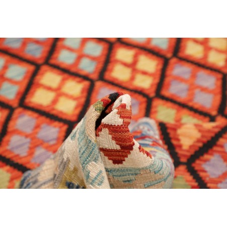 Tappeto Kilim Afghanistan marrone bianco 173x248