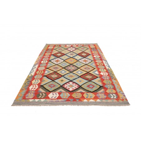 Tappeto Kilim Afghanistan marrone 174x238