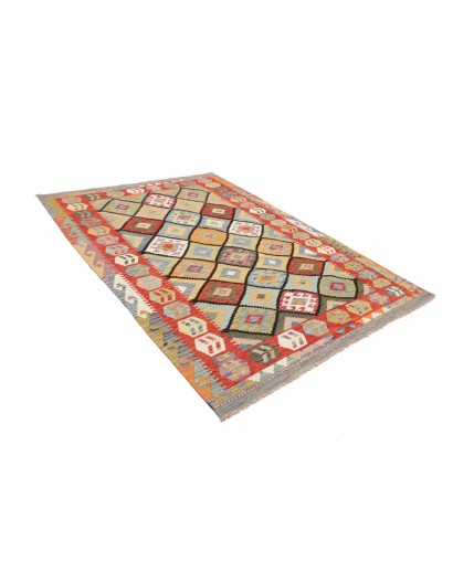 Tappeto Kilim Afghanistan marrone 174x238