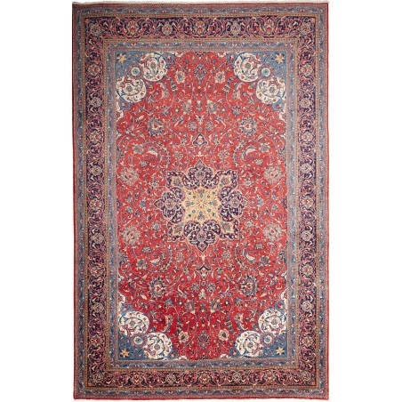 Tappeto Sarough Persia marrone grigio 212x328