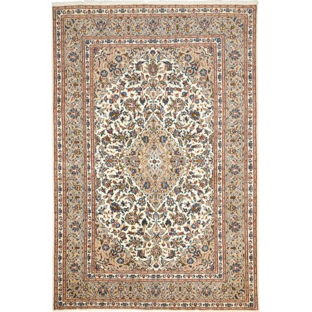 Tappeto Mashad Persia beige marrone 198x296
