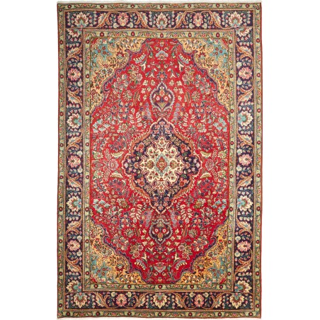 Tappeto Tabriz Persia marrone grigio 200x305