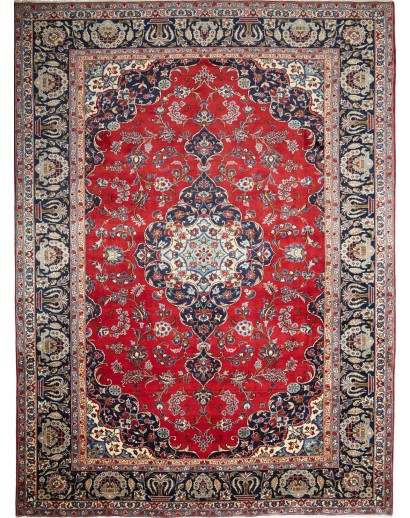 Tappeto Nadjafabad Persia marrone bianco 260x356