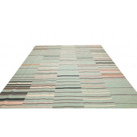 Tappeto Kilim Persia bianco verde 252x305