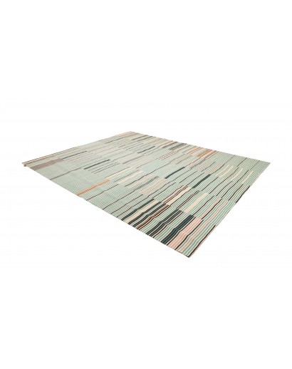 Tappeto Kilim Persia bianco verde 252x305