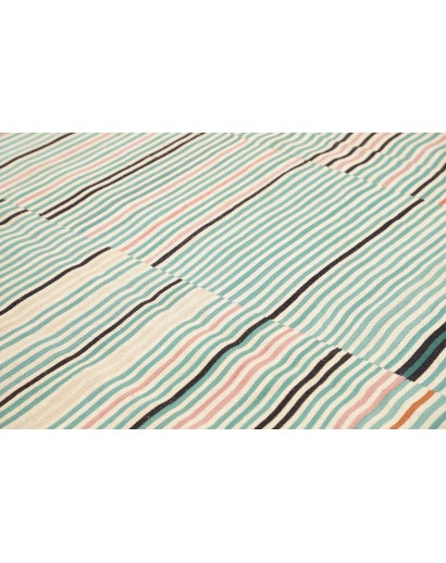 Tappeto Kilim Persia bianco verde 252x305