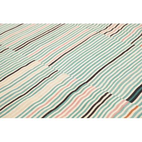Tappeto Kilim Persia bianco verde 252x305