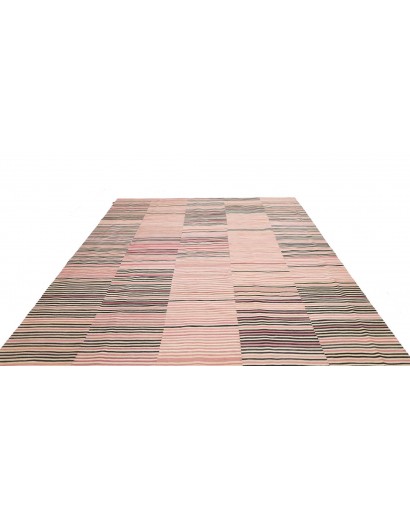 Tappeto Kilim Persia bianco giallo 252x300