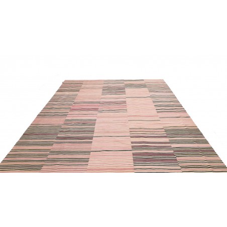 Tappeto Kilim Persia bianco giallo 252x300