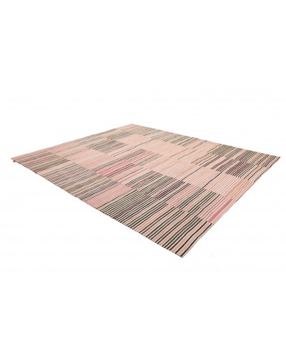 Tappeto Kilim Persia bianco giallo 252x300