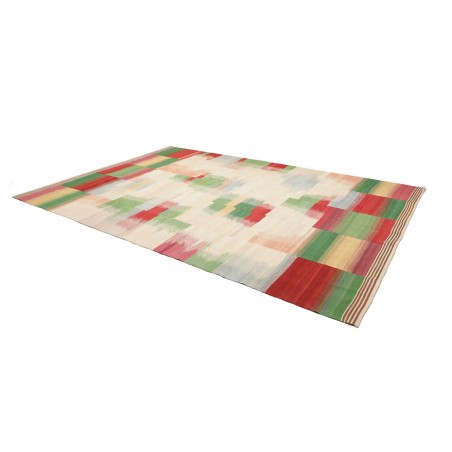 Tappeto Kilim Persia beige verde 250x352