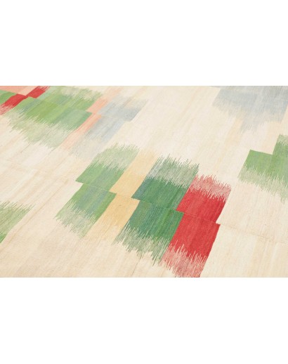 Tappeto Kilim Persia beige verde 250x352