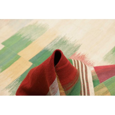 Tappeto Kilim Persia beige verde 250x352