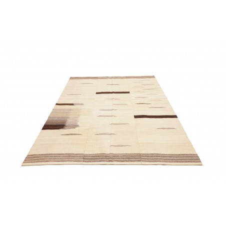 Tappeto Kilim Persia bianco verde 165x233